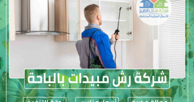 شركة رش مبيدات بالباحة 0544414929 » شركة منازل الخليج